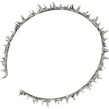 Golden Thorn Crown Tiara para mulheres Festival Acessórios de cabelo Leve artesanal Rei e Rainha Bandeira