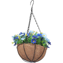 Hängekorb mit künstlichen Blumen, kreatives Design, strapazierfähiges Material, praktisch