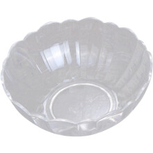 Salatschüssel aus Acryl für Zuhause und Gastronomie, 14,8 cm, robuste Obstschale mit elegantem Aussehen