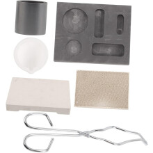 Kit de molde de lingote de croquete de grafite para a fabricação de jóias com boa resistência à corrosão e resistência ao impacto