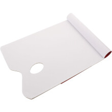 Irrotettava akryyliväri-vesiväripalettipaperi 305x230mm, monitoiminen sekoitusalusta