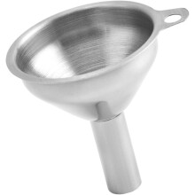 Stainless Steel Liquid Transferring Funnel Kitchen Canning Funnel Portable Wear Resistant Silver Kitchen Use
