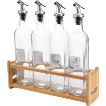 5er-Pack Essig-Sojasauce-Würzflasche, Küchenöltopf 500 ml
