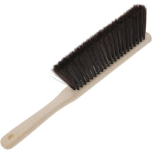 Brosse de lit multifonctionnelle (1 pièce) pour le nettoyage des lits, canapés et vêtements ; manche et poils doux