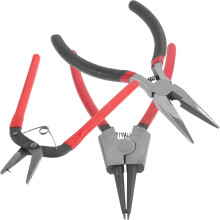 3-teiliges multifunktionales Mini-DIY-Schmuckzangenset: Spitzzange, offene Backenzange, robuster Locher