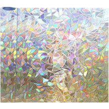 Statisch haftende Glasfolie für Fenster, Sichtschutz im Schlafzimmer, PVC-Material