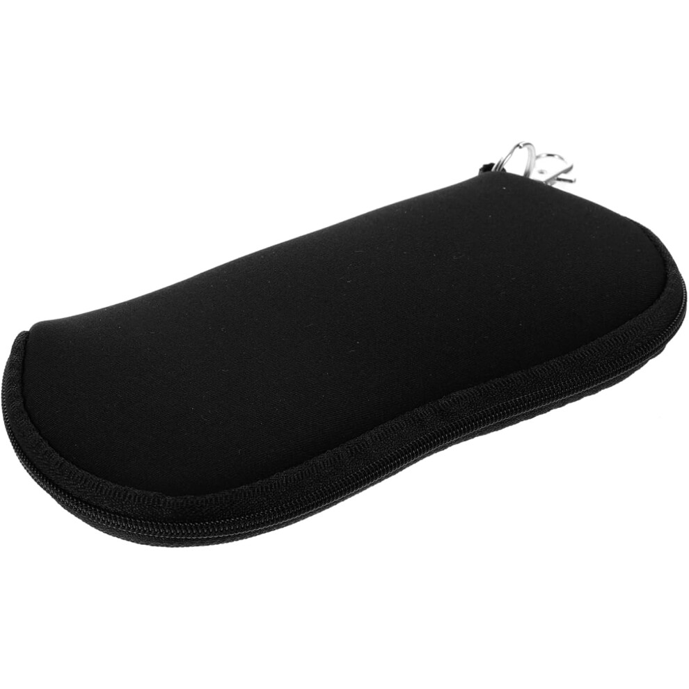 Hkhbjs Neoprene Glasses Bag Portable Eyeglasses Case Zipper For Sunglasses Holder Black Bag For Glasses Storage
