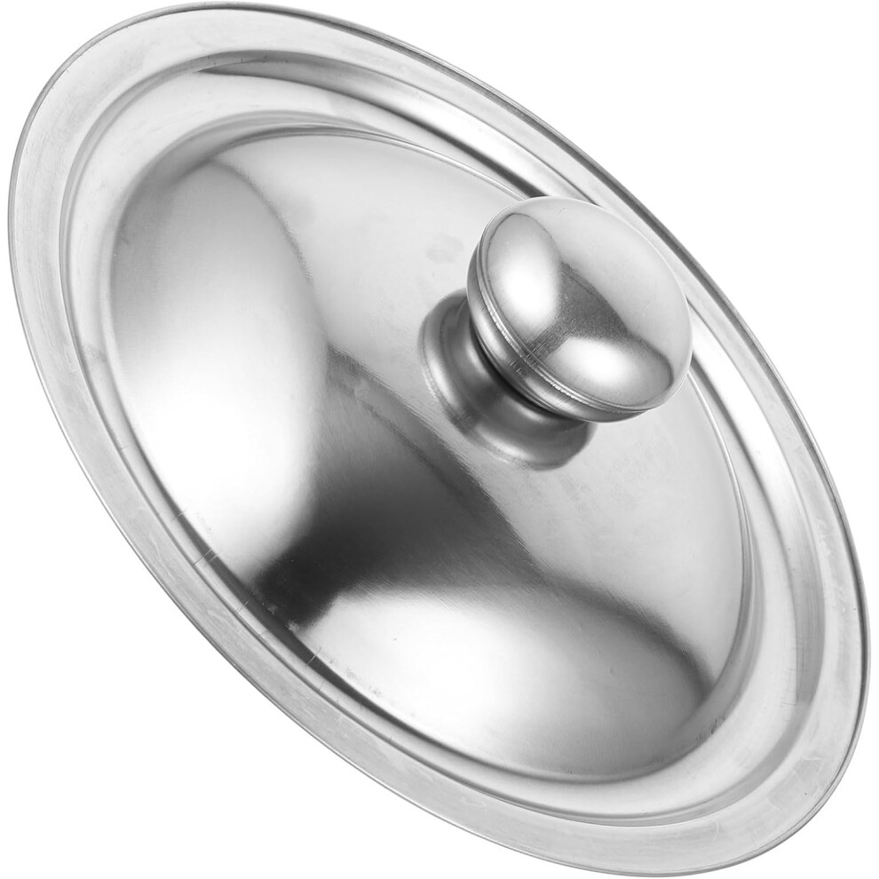 Universal Frying Pan Cover Skillet Replacement Lid Stainless Steel round Spill Proof Lid-image-OPC-PTYJ7F6-NEW