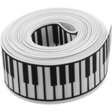 Musiknotenband, bedruckte Musiknotenbandrolle für Bastelarbeiten, zum Verpacken von Geschenken, für DIY-Blumenstraußdekorationen