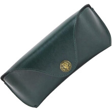 Brillenetui aus weichem PU-Leder, Sonnenbrillenetui im Retro-Vintage-Stil, handgefertigt, leicht, schützende Aufbewahrungstasche