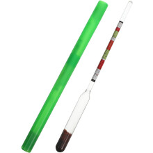 Hidrômetro para cerveja 3-em-1 vidro de borosilicato alto com bandas de cor graduadas Medida