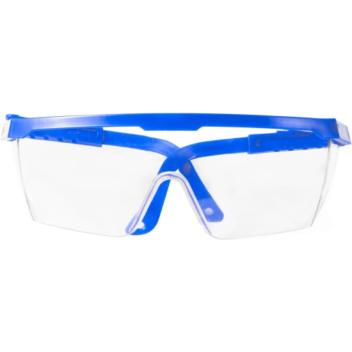 Protective Goggles for Outdoor Use, Blue PC Material Spittle Baffle