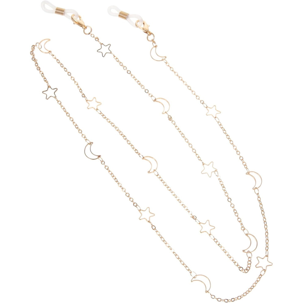 Hkhbjs Golden Copper Glasses Chain Necklace For Women Stylish Eyewear Holder Strap Anti-Lost Eyeglass Lanyard