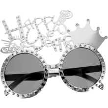 Lunettes de fête amusantes, lunettes de soleil pour célébrer l'année, accessoire photo pour la fête des 18 ans