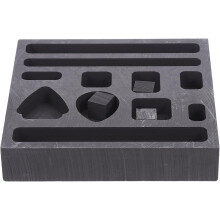 Grafite Crucible Molde para fusão Design Molde de metal Multi-forma sulcos para fundição e fabricação de jóias