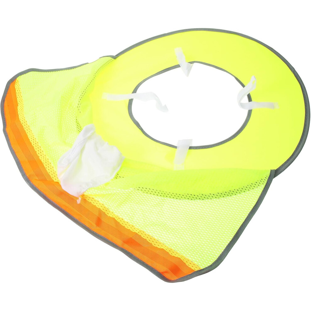High Visibility Hard Hat Sun Visor Brim Mesh Sunshade With Reflective Stripe 5455468296604