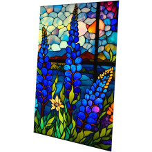 Film adhésif amovible pour porte vitrée, motif vintage, adhérence statique, PVC, effet occultant