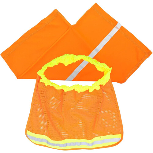 Construction Hat Visor Reflective Hard Hat Shade Neck Protector