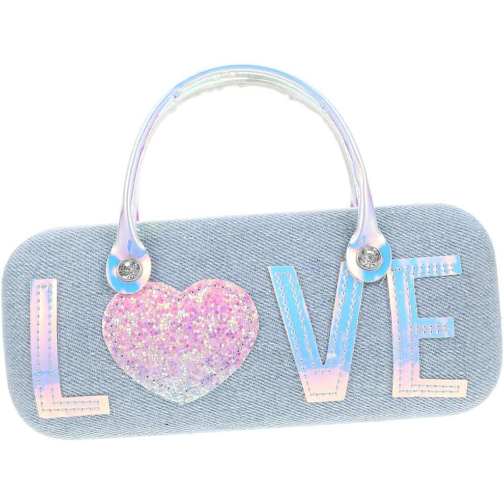 Hkhbjs Handheld Kids Glasses Case Portable Pu Leather Eyeglasses Storage Box