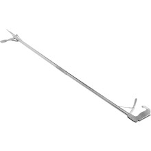 Faltbarer Greiferclip aus Edelstahl, 118 cm lang, wiederverwendbares Greifwerkzeug