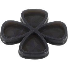Silicone Guitar Pick Molds Triangle Plectrum Epoxy Moldes de fundição para fazer jóias de resina DIY