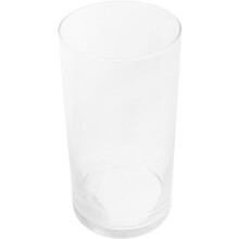 Zylinderförmige Blumenvase und Kerzenhalter aus mundgeblasenem Glas