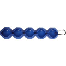 Ensemble de 5 manchons élastiques pour balles de golf, protection en silicone bleu