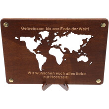 Geldbörse aus Holz für Abschlussgeld, Kartenaufbewahrung, Geldhalter für Studenten