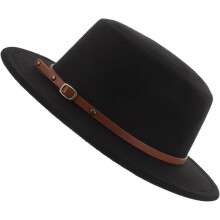 Șapcă plată retro cu bor larg, design de pălărie Fedora pentru bărbați și femei, stiluri și ocazii speciale