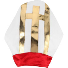 Chapéu autêntico do traje do papa para o acessório do clero cardeal do cabeçalho litúrgico da mitra