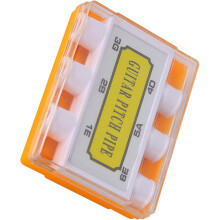 Guitarra Tuning Pitch Pipe 6-furo fácil de usar sintonizador de instrumento de corda adequado para iniciantes e profissionais