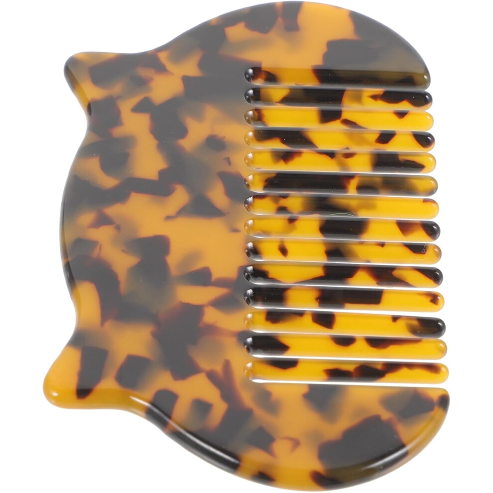 Hkhbjs Static Comb Vintage Cat Ear Design Hair Brush For Purse Styling Comb Detangler Brush For Thick Curly Wavy Hair
