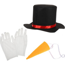 Schneemannmütze, Weihnachtsdeko, DIY-Requisite, Karottennase für Weihnachtskostüme