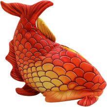 Lustiger Kostümhut, roter Fischkopfschmuck, weiche und bequeme Rollenspielmütze