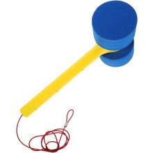 Martelo interativo para Mole Jogos Mallet plástico com agarre confortável Design de cores brilhantes
