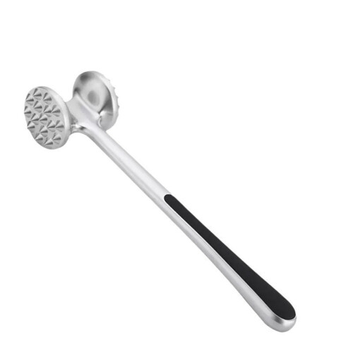 Maillet attendrisseur de viande en acier inoxydable – 22 cm, 1