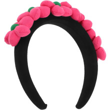 Flower Headband for Teens Wide Headpiece Valentine's Day Hair Accessory Girls Headbands Flower Design