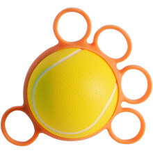 Squeze Exerciser Silikonhülle mit elastischem PU-Ball, Fünf-Finger-Design und Handgriff-Stärkungsgerät