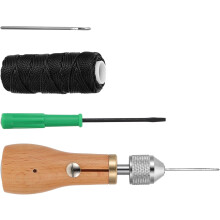 DIY-Ledernähahlen-Set, handliches Schnellreparaturwerkzeug für handgefertigte Lederarbeiten und Taschen
