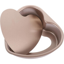 Molde para pasteles con forma de corazón, de acero inoxidable, fácil de limpiar, reutilizable y de excelente calidad.