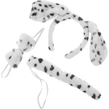 Plush Puppy Headband Costume Animal Tail Ear Headband Cute Puppy Hairband Party Cosplay Stage Performance Props