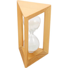 Sanduhr-Zeitmesser, dekorativer Timer aus Massivholz, Glas, Sand, kreativ, stilvoll, gleichmäßiger Sandfluss