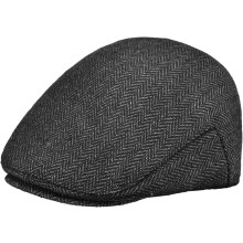 Dětská klasická čepice pro batolata a chlapce, plochá čepice z vlněné směsi, baret, zimní čepice, velikost 50 cm