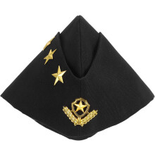 Russischer Matrosenhut, Kapitänsmütze für Bootsfahrten, Militärstil, robustes Canvas-Material, Design