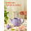 27oz porslins-tekanna med avtagbar teinfuser 5