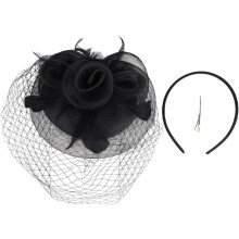 Épingle à cheveux de mariée, chapeau de mariage, coiffe pour femme, coiffe de banquet, accessoire de tête de mariée