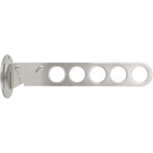 Crochets muraux suspendus en acier inoxydable pour vĂŞtements, gain de place pour barres de suspension