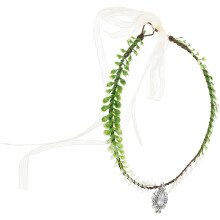 Feen-Haarreif für Damen, Strass-Blattkrone, modisches und einzigartiges Design, einfach zu tragen