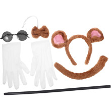 Maus-Kostüm-Accessoire für Erwachsene, Braune-Ratte-Thema-Cosplay