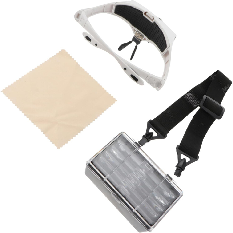 Hkhbjs Light Magnifier Head-Mounted Magnifier Magnifying Glasses For Hands Comfortable Reading